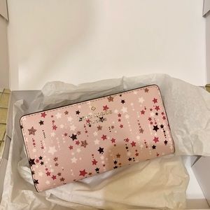 Kate Spade Staci Star Slim Bifold Wallet. NWT